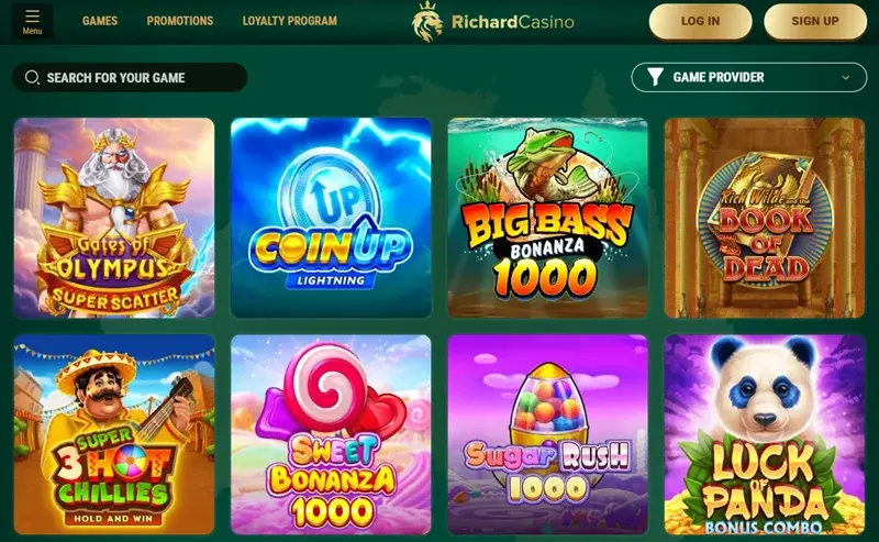 Best RTP Games at Richard Website