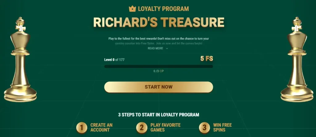 VIP Program at Casino Richard