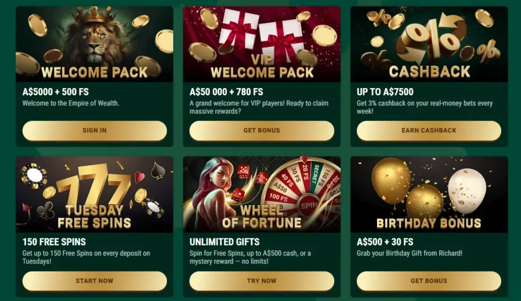 Richard Casino Promo Offers