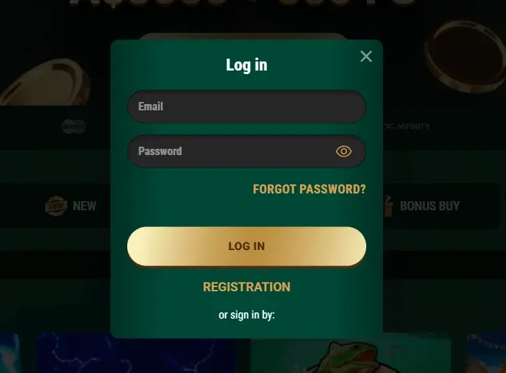 Richard Casino Login Form for Australians